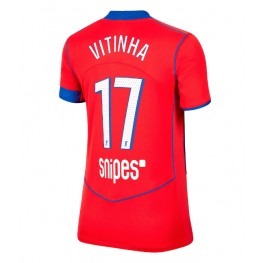 Paris Saint-Germain Vitinha #17 Derde tenue Dames 2025-26 Korte Mouw